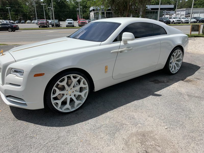 White Rolls-Royce Wraith detailed by Sheppards Prosperity
